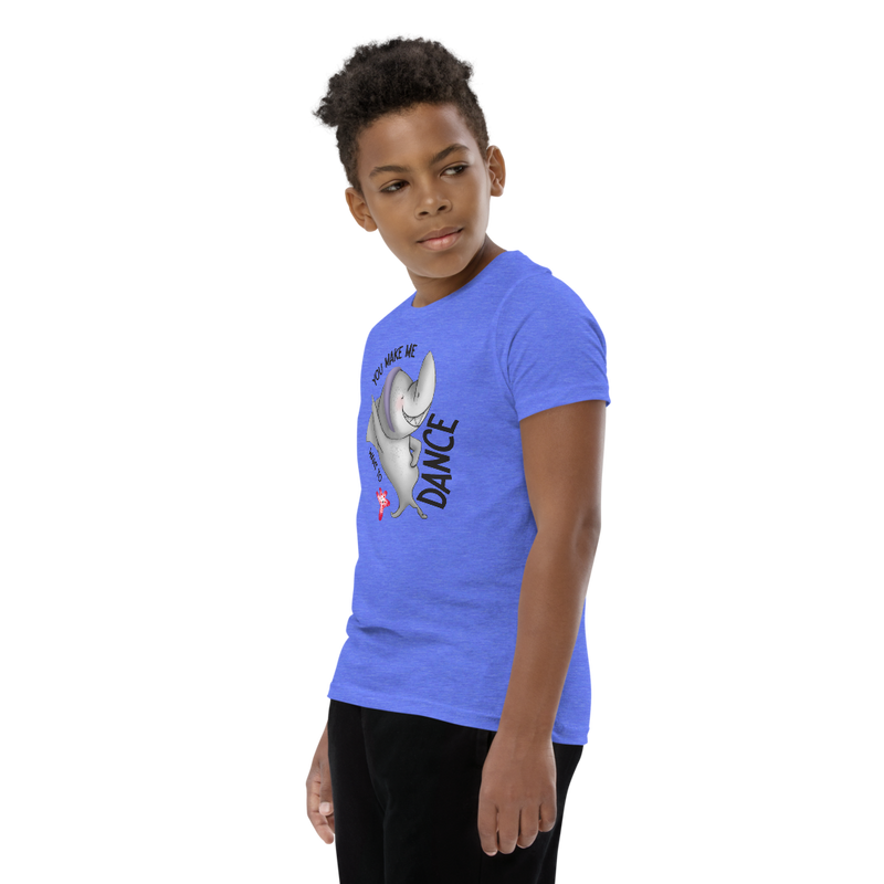 Deep Blue "You Make Me Want To Dance" Youth Short Sleeve T-Shirt