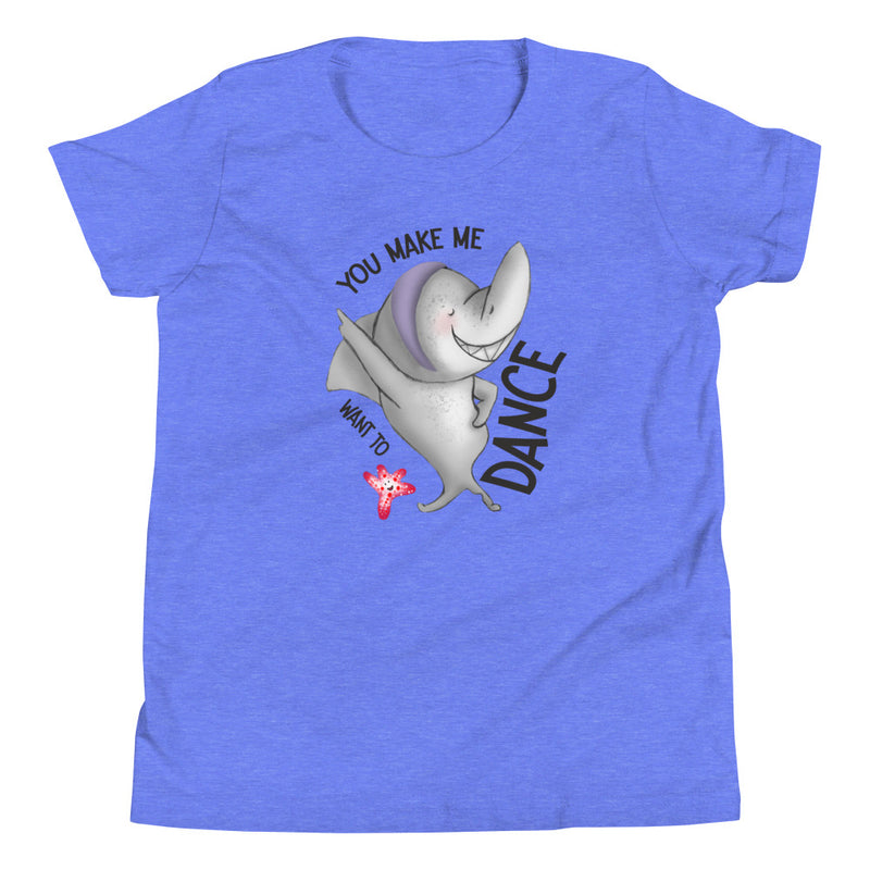 Deep Blue "You Make Me Want To Dance" Youth Short Sleeve T-Shirt